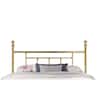 Hillsdale Chelsea Headboard, Rails Not Included without, Queen, Classic  Brass
