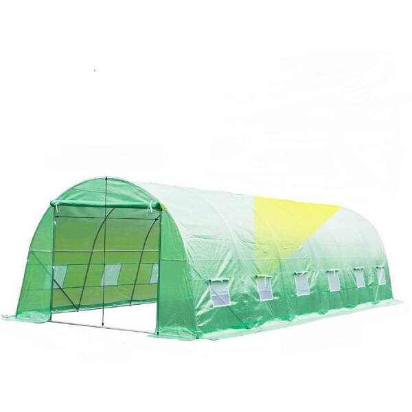 EROMMY 26 ft. x 10 ft. x 7 ft. Green Grow Tent