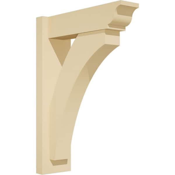 Ekena Millwork Thorton 5 in. W x 22 in. H x 16 in. D Signature Urethane Polyurethane Outlooker with Traditional Ends