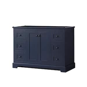 Avery 47.25 in. W x 21.75 in. D x 34.25 in. H Single Bath Vanity Cabinet without Top in Dark Blue