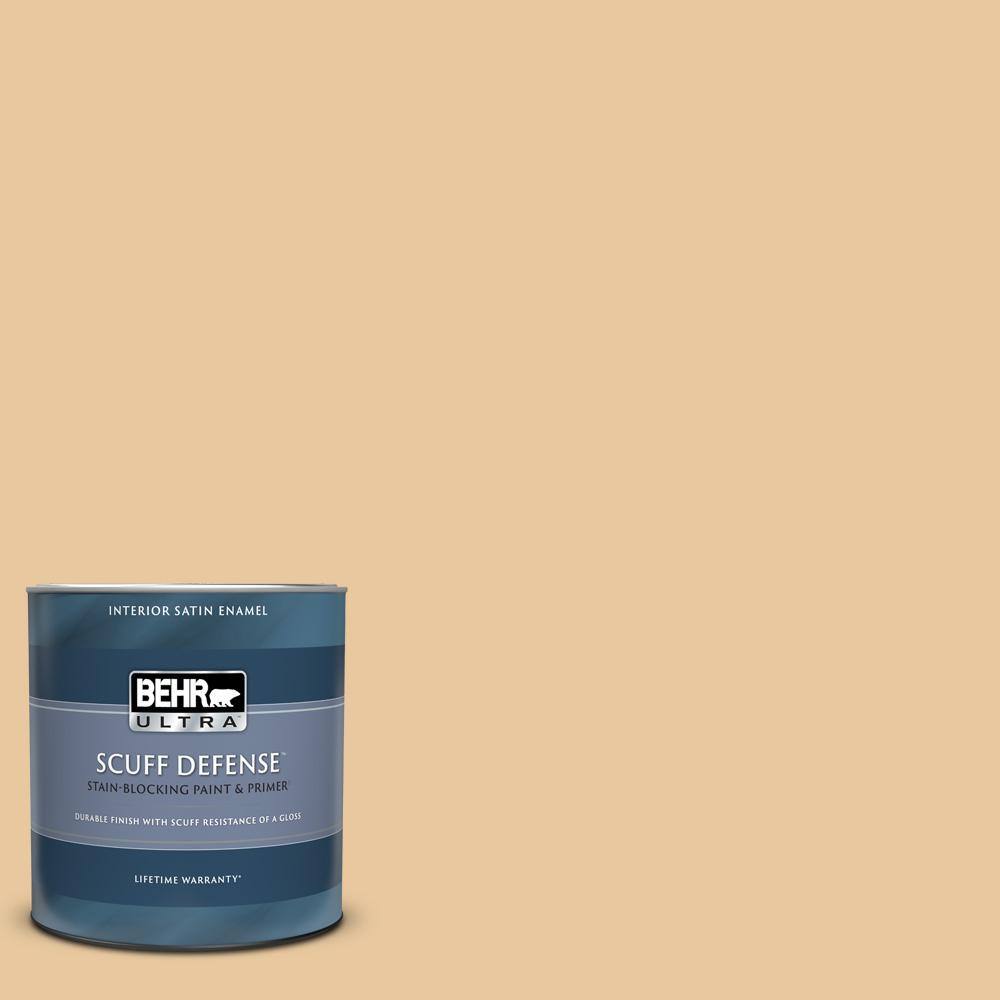 BEHR ULTRA 1 qt. PPU415 Jasper Cane Extra Durable Satin Enamel