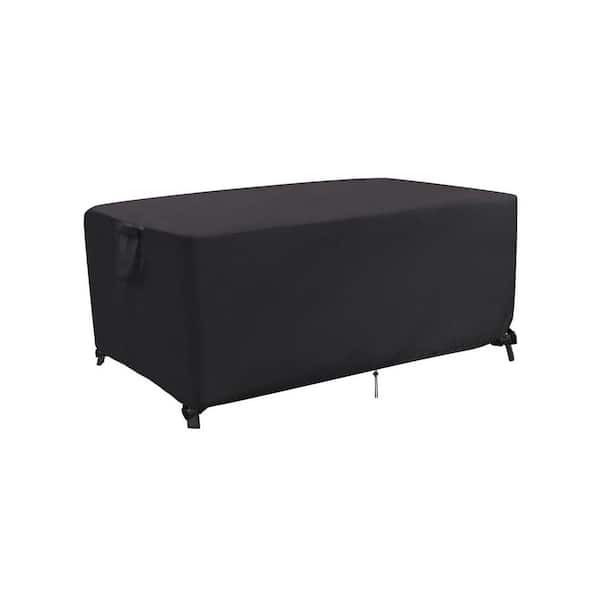 60 Inch Rectangle Patio Dining Table Cover, Waterproof Outdoor Furniture Cover - 60 X 38 X 28 Inch