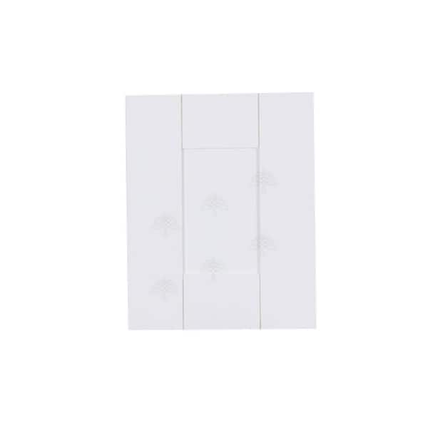 LIFEART CABINETRY Anchester 12 x 15 in. Cabinet Door Sample in Anchester White