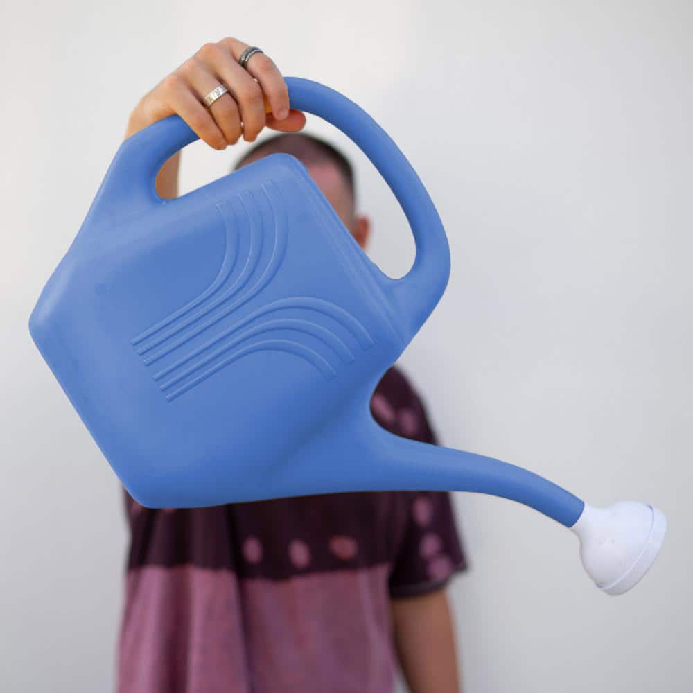 Classic 2 Gallon Navy Plastic Watering Can