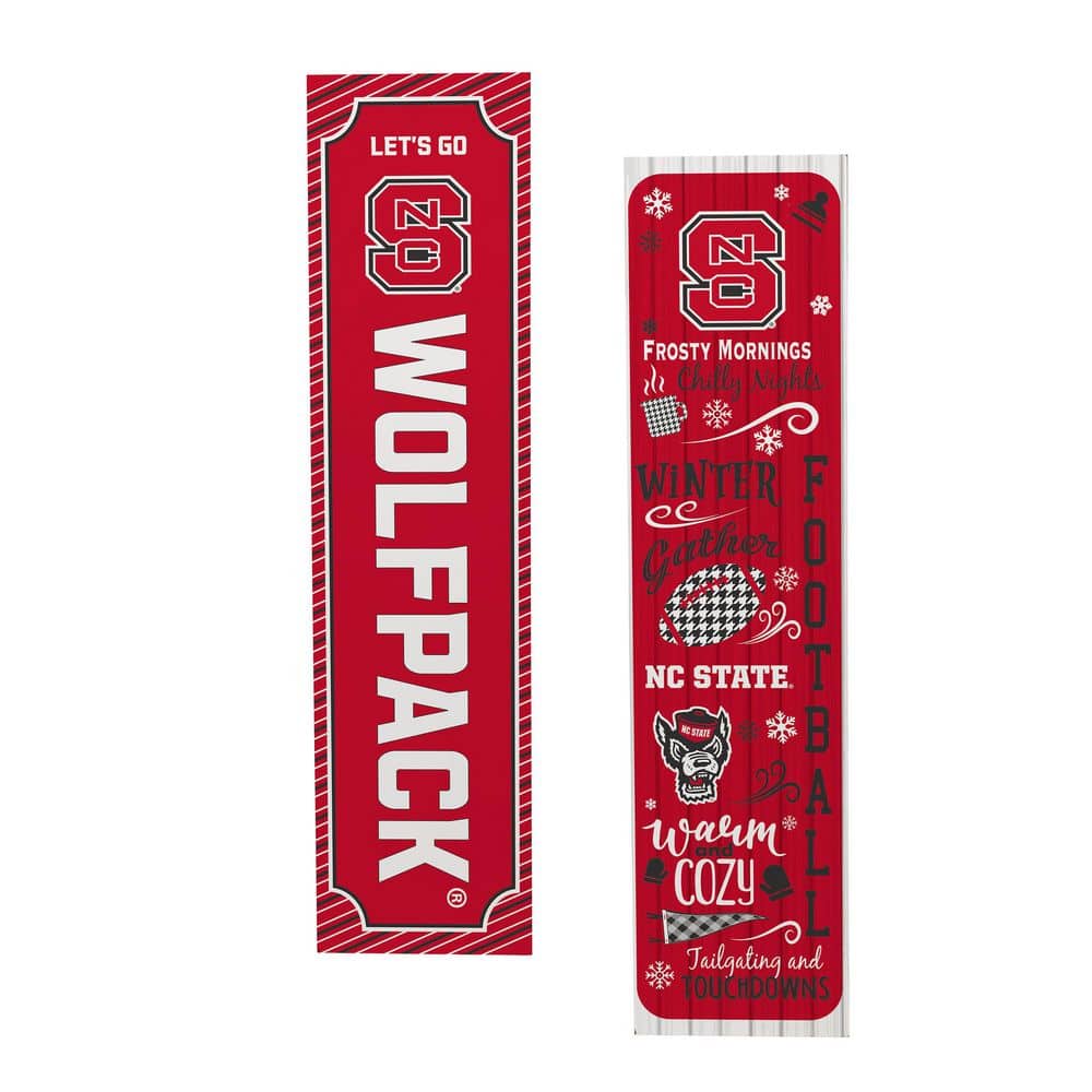 47 in. Double Sided Leaner Porch Sign, North Carolina State University, Winter Seasonal price history on PriceWatchPro