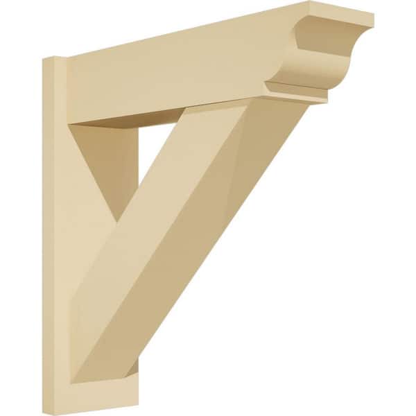 Traditional 7 in. W x 24 in. H x 24 in. D Signature Urethane Polyurethane Outlooker with Traditional Ends