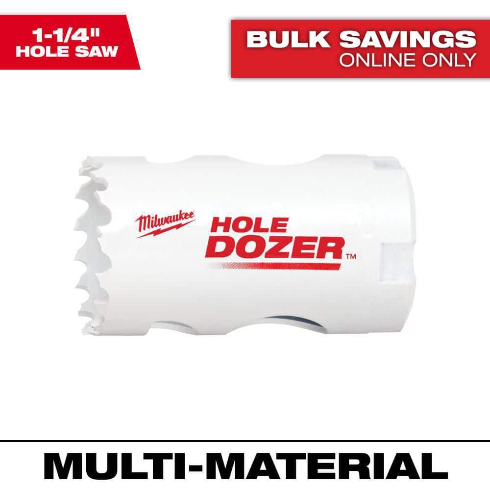 Milwaukee 1-1/4 in. Hole Dozer Bi-Metal Hole Saw 49-56-9613 - The