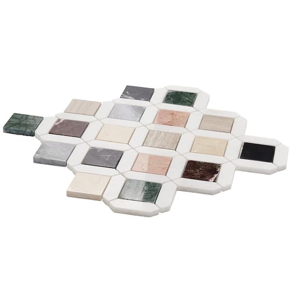Ivy Hill Tile Lula Multicolor 11.92 in. x 11.92 in. Polished