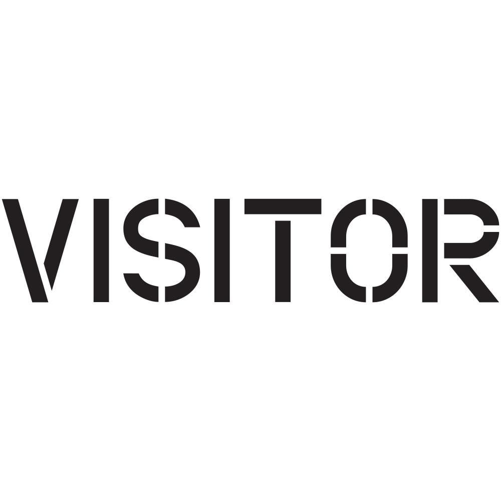 12 in. Visitor Stencil price history on PriceWatchPro