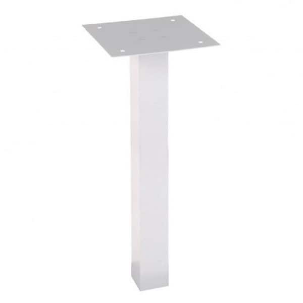 dVault In-Ground Mailbox Post for Parcel Protector Vault in White