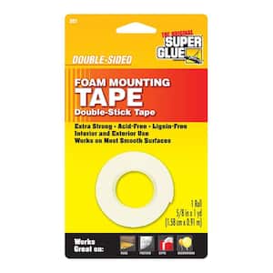 T-REX 0.75 in. x 5 yds. Clear Double Sided Super Glue Tape 288301