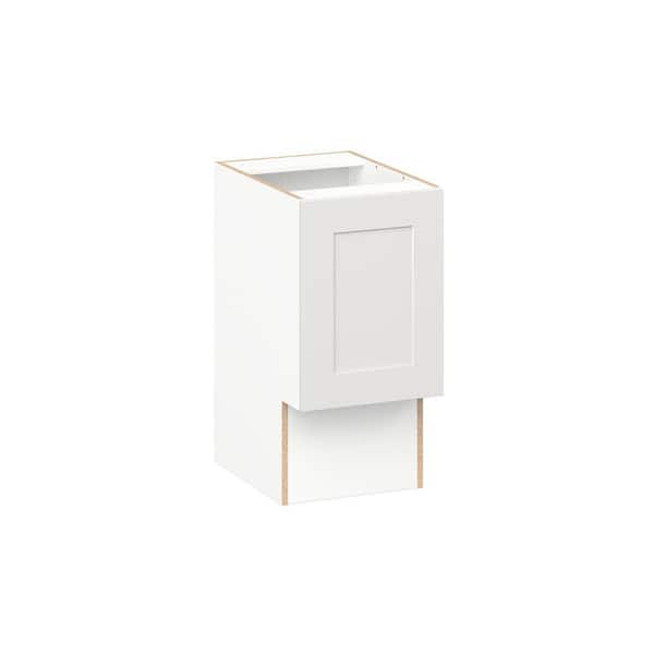 Roseland 15 in. W x 21 in. D x 30 in. H Assembled Shaker Accessible ADA Bath Base Kitchen Cabinet in Warm White