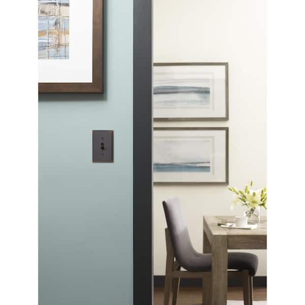 Bronze 1-Gang Toggle Wall Plate (1-Pack)
