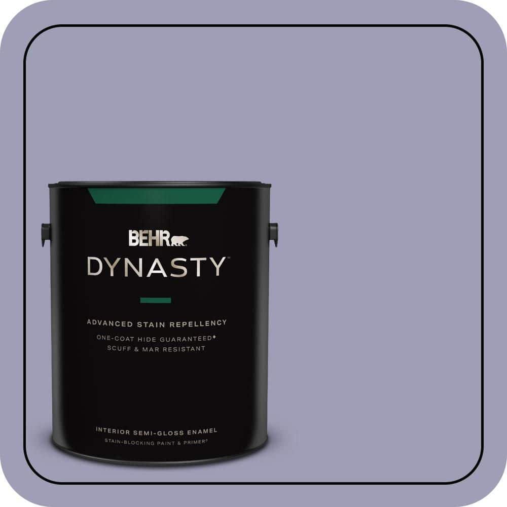 1 gal. #630F-4 Wild Thistle Semi-Gloss Enamel Interior Stain-Blocking Paint & Primer price history on PriceWatchPro
