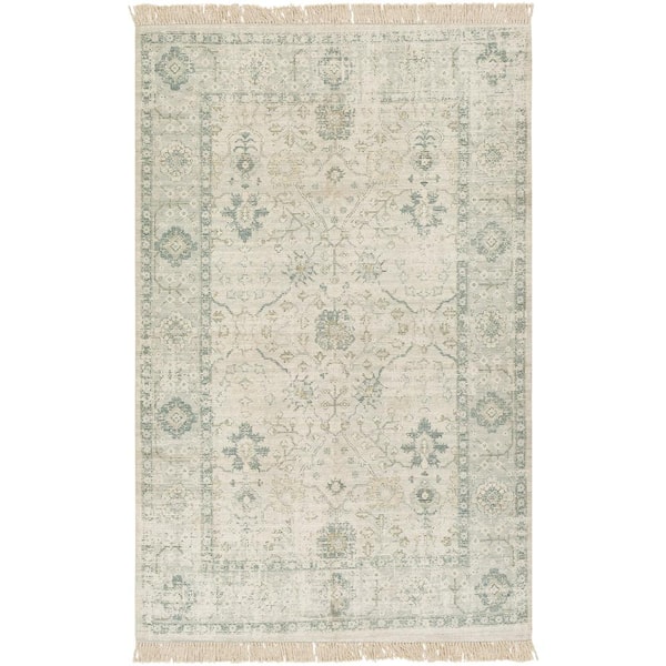 Caelen Sage Medallion 5 ft. x 8 ft. Indoor Area Rug