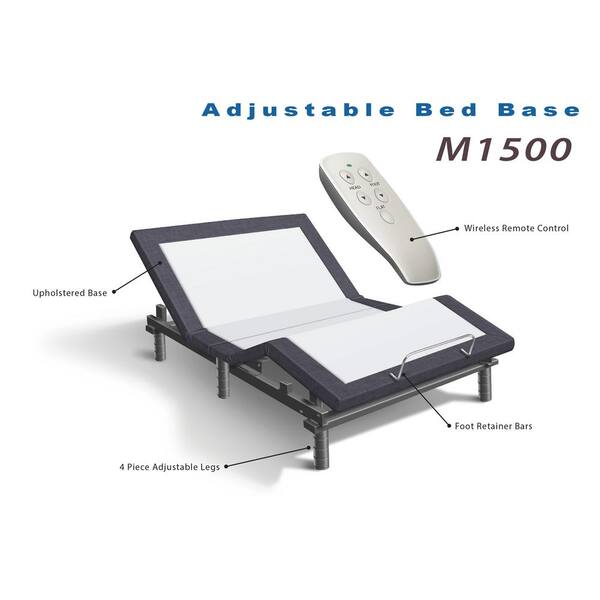 Blissful Nights M1500 Split King Adjustable Bed Frame BNKD-EK