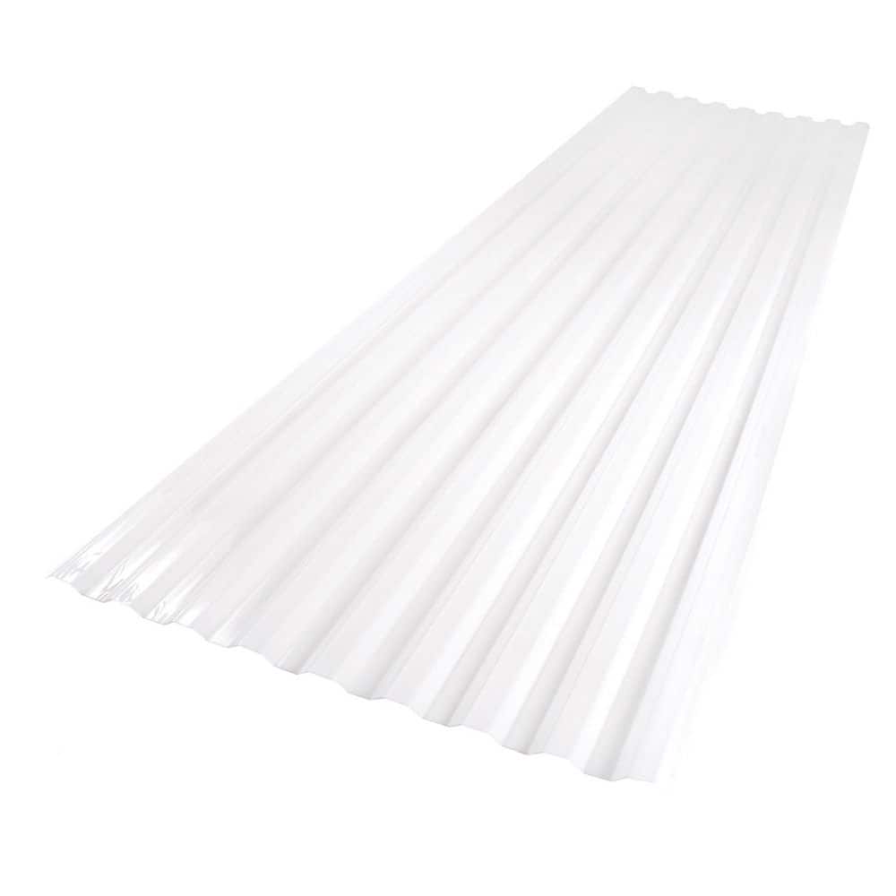 2.2 ft. x 8 ft. Corrugated Polycarbonate Roof Panel in White Opal price history on PriceWatchPro