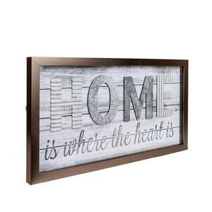 Home Is Where The Heard Is Wood Plank Decorative Sign