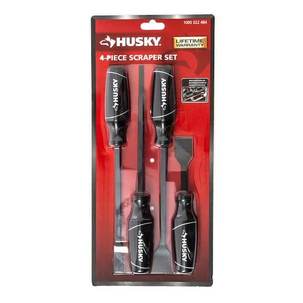 Non Scratch 4  Piece Plastic Scraper Tool Set for Cars and Motorbikes
