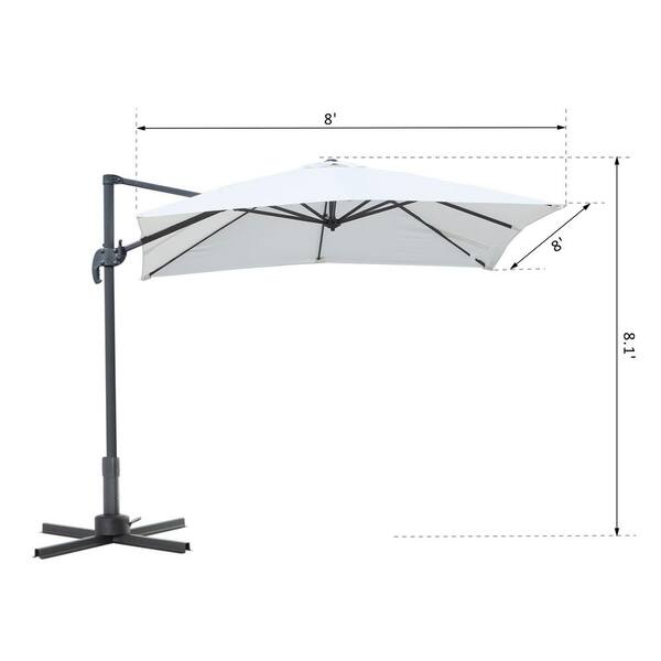 Zweefparasol aldi Clearance