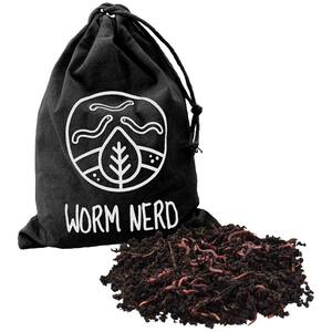 Red Wiggler Worm Nerds (100 Worms)