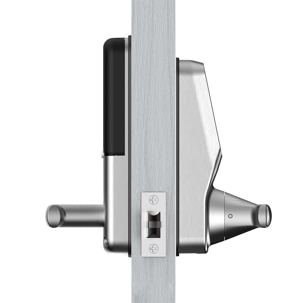 Lockly Satin Nickel Smart Door Lock with Touchscreen Keypad