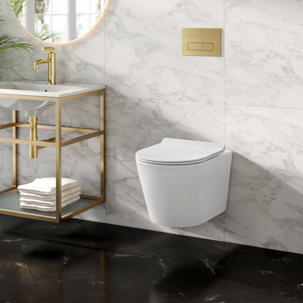 Swiss Madison Calice Elongated Toilet Bowl Only in Glossy White SM ...