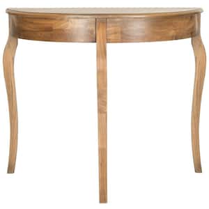 Sema 34 in. Brown Wood Console Table