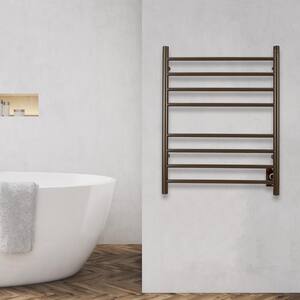 Prestige Dual 8-Bar Hardwired and Plug-in Towel Warmer in Oil Rubbed Bronze