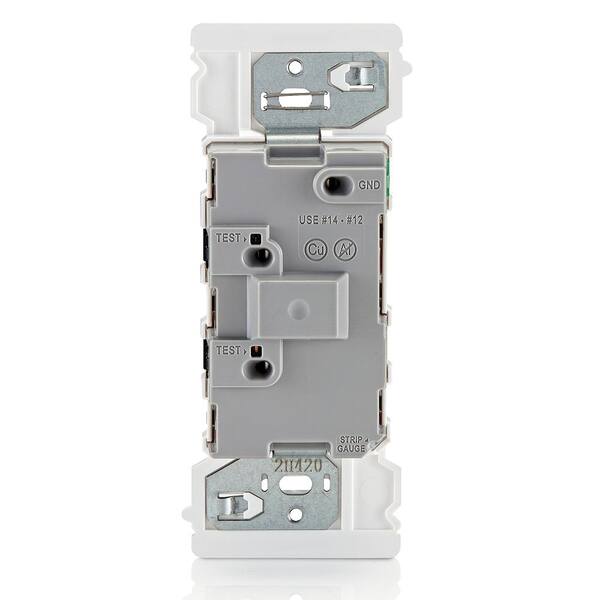 Leviton - Decora Lever Edge 15 Amp 120/277 Volt Single Pole Switch, White (1-Pack) E5601-SW