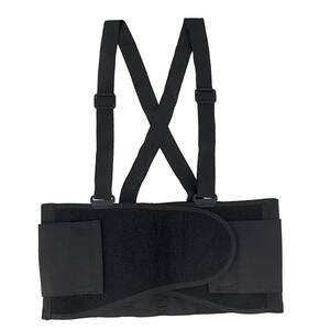 Medium Black Back Brace Support Belt (5-Pack)