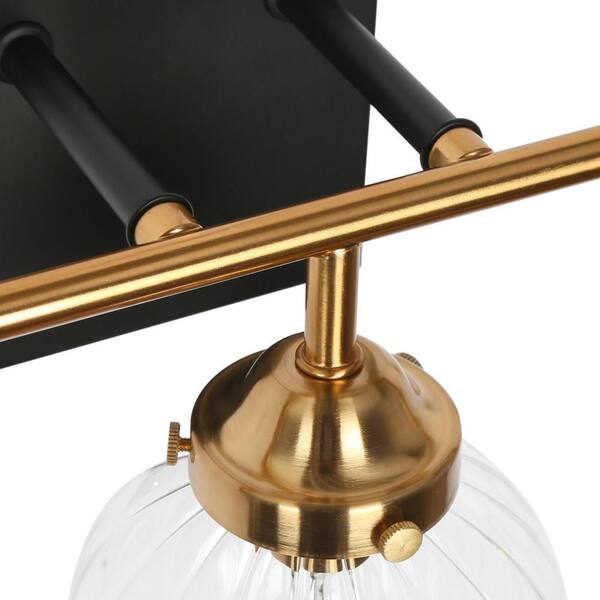 【全品送料無料】 Zevni Light Vanity Bathroom Gold Brass 3-Light in. 21.5 時計