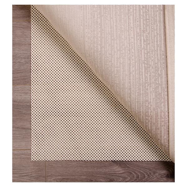 Rug Pad Collection Premium Standard Soft PVC Non Slip Rug Pads (0.25") - 5' x 8', Ivory