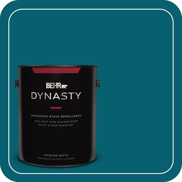 BEHR DYNASTY 1 gal. #T16-04 Galapagos Matte Interior Stain-Blocking Paint & Primer