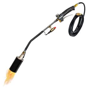 Heavy-Duty Handheld Propane Torch with Push-Button Igniter