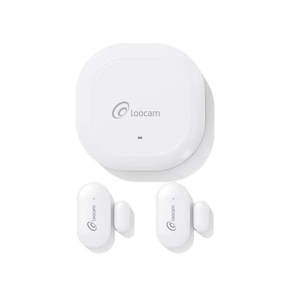 Wireless Home Security Alarm System 3-Piece, 1 Smart Hub, 2 Door & Window Sensor