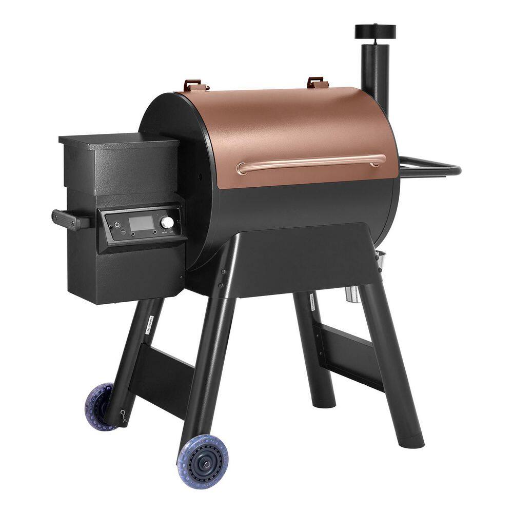 Wood Pellet Grill Smoker, 8 in 1 BBQ Grills for Outdoor Cooking, 575 Sq. In. Cook Area Electric Smokers, Control Black price history on PriceWatchPro