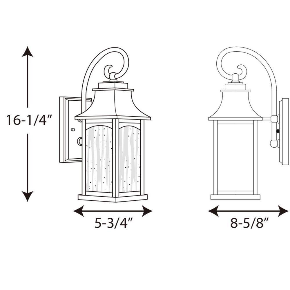 Maison Bronze 16.25" Traditional Wall Lantern