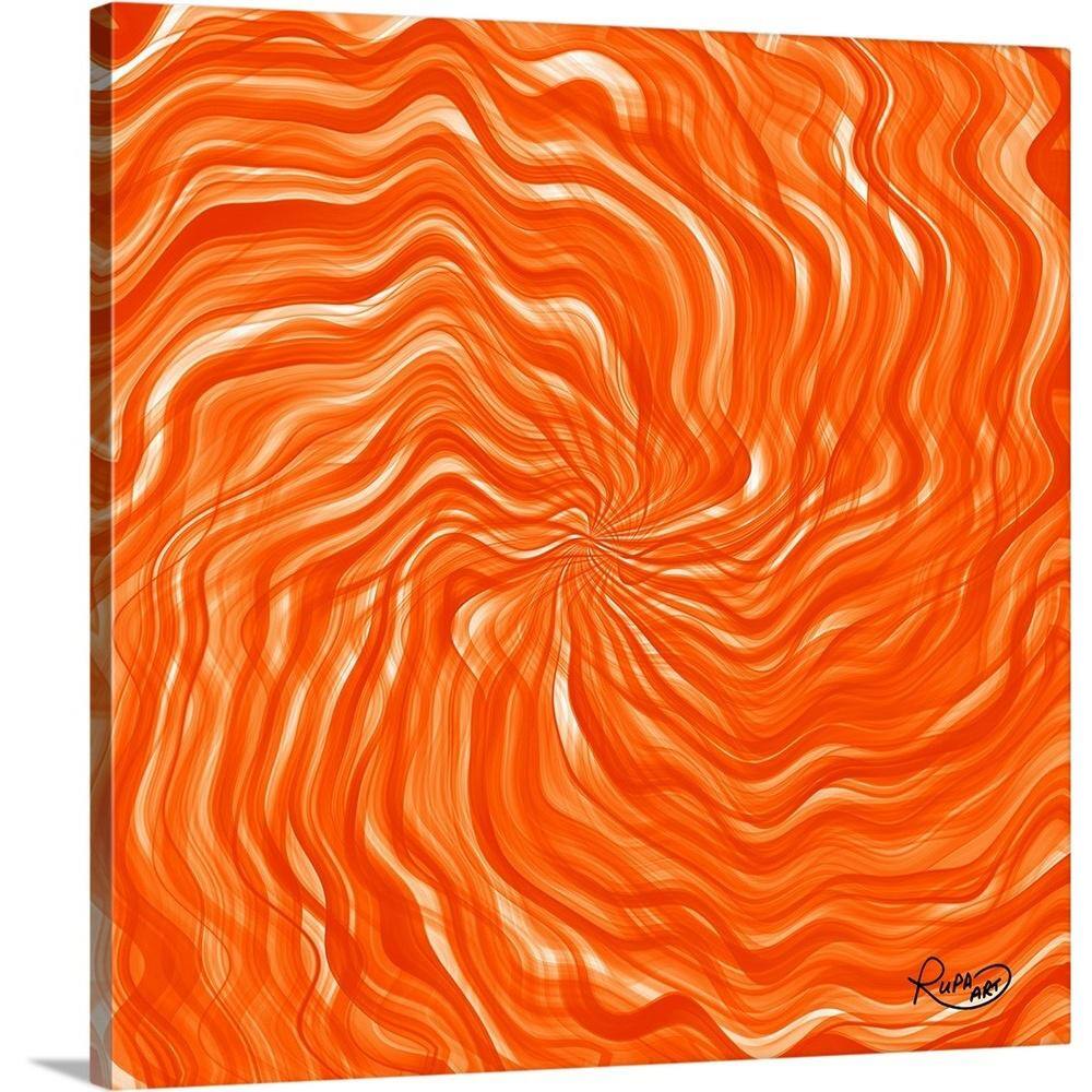 Orange Crush by RUPA Art Canvas Wall Art price history on PriceWatchPro