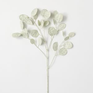 Artificial 33 in. Faux Dried Mint Green Linaria Spray
