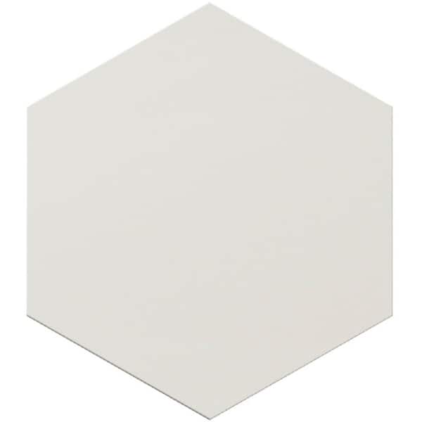 Apollo Tile Terra Mia Pearl White 8.1 in. x 9.25 in. Matte Porcelain Wall and Floor Sample Tile (0.52 sq. ft./Piece)