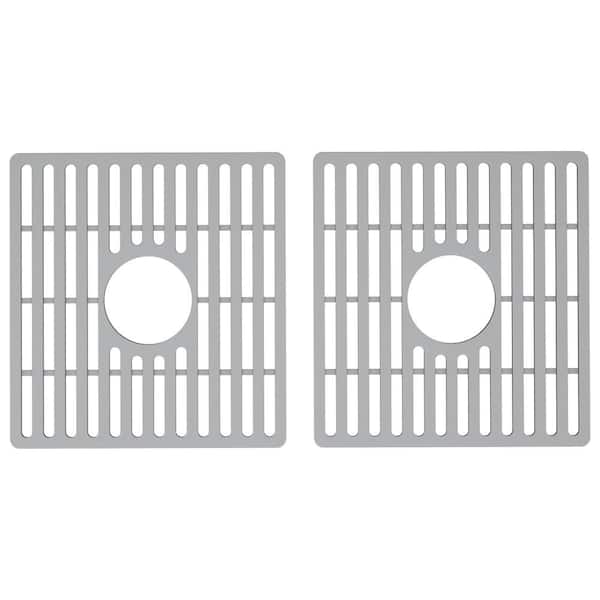 Black Dish Drainer Mat 2 Pack Draining Boards Kitchen Tray 15x13 FREE  SHIPPING