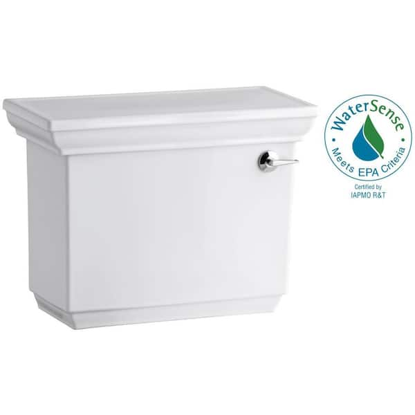 Memoirs Stately 1.28 GPF Single Flush Toilet Tank Only with AquaPiston Flush Technology in White