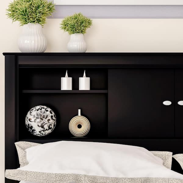 Prepac kallisto bookcase deals headboard