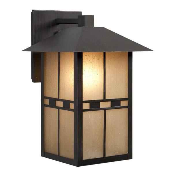 Filament Design Negron 1-Light Outdoor Oil Rubbed Bronze Wall Lantern Sconce