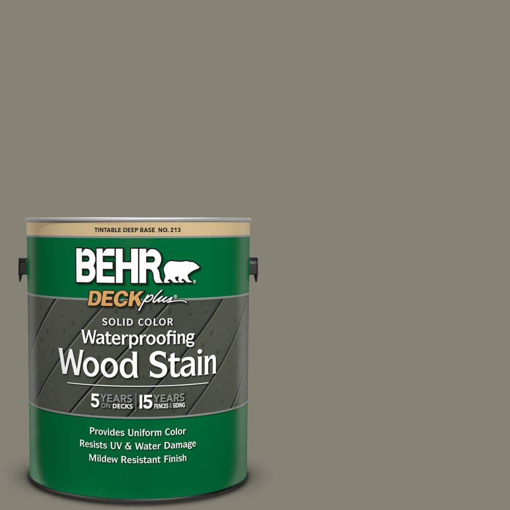 1 gal. #SC-144 Gray Seas Solid Color Waterproofing Exterior Wood Stain