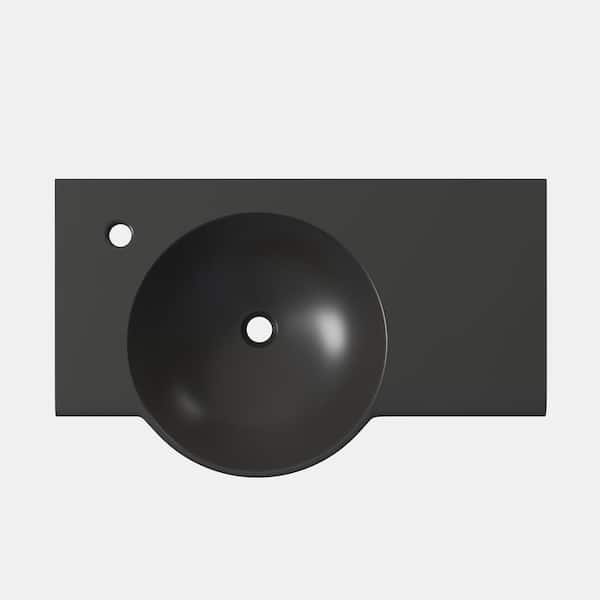 Swiss Madison Chateau 30 in. Left Side Faucet Wall-Mount Ceramic