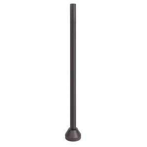 6 ft. Bronze Surface Mount Aluminum Lamp Post with Cast Aluminum Base and Decorative Cover Hardware Included