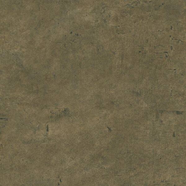 The Wallpaper Company 56 sq. ft. Brown Leather Wallpaper