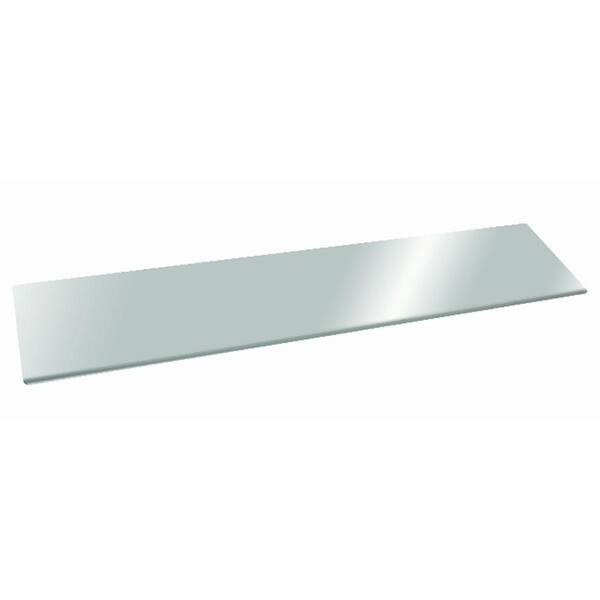 Unbranded 7 in. x 36 in. Opaque Glass Shelf